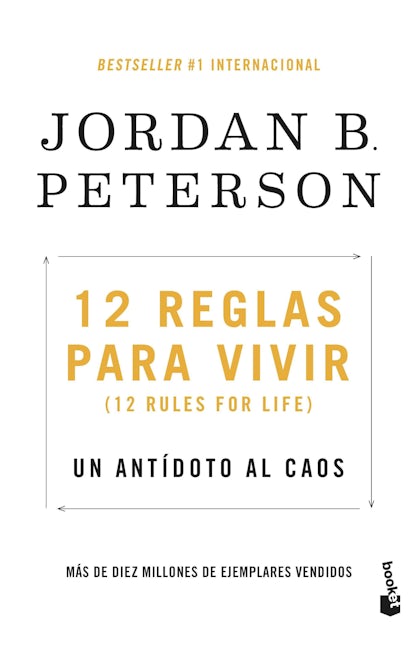 Book cover image for 12 reglas para vivir: Un antídoto al caos / 12 Rules for Life: An Antidote to Chaos ISBN: 9786073909990